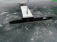 chocks : not thru bolted
